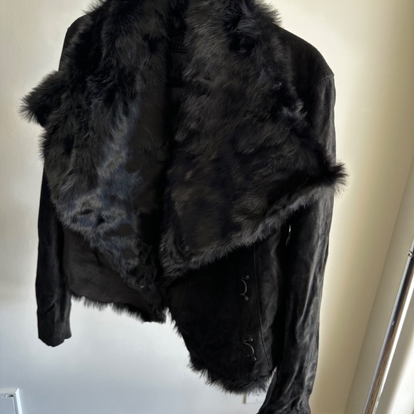 Jaded by knight fur & suede jacket - Picture 2 of 6